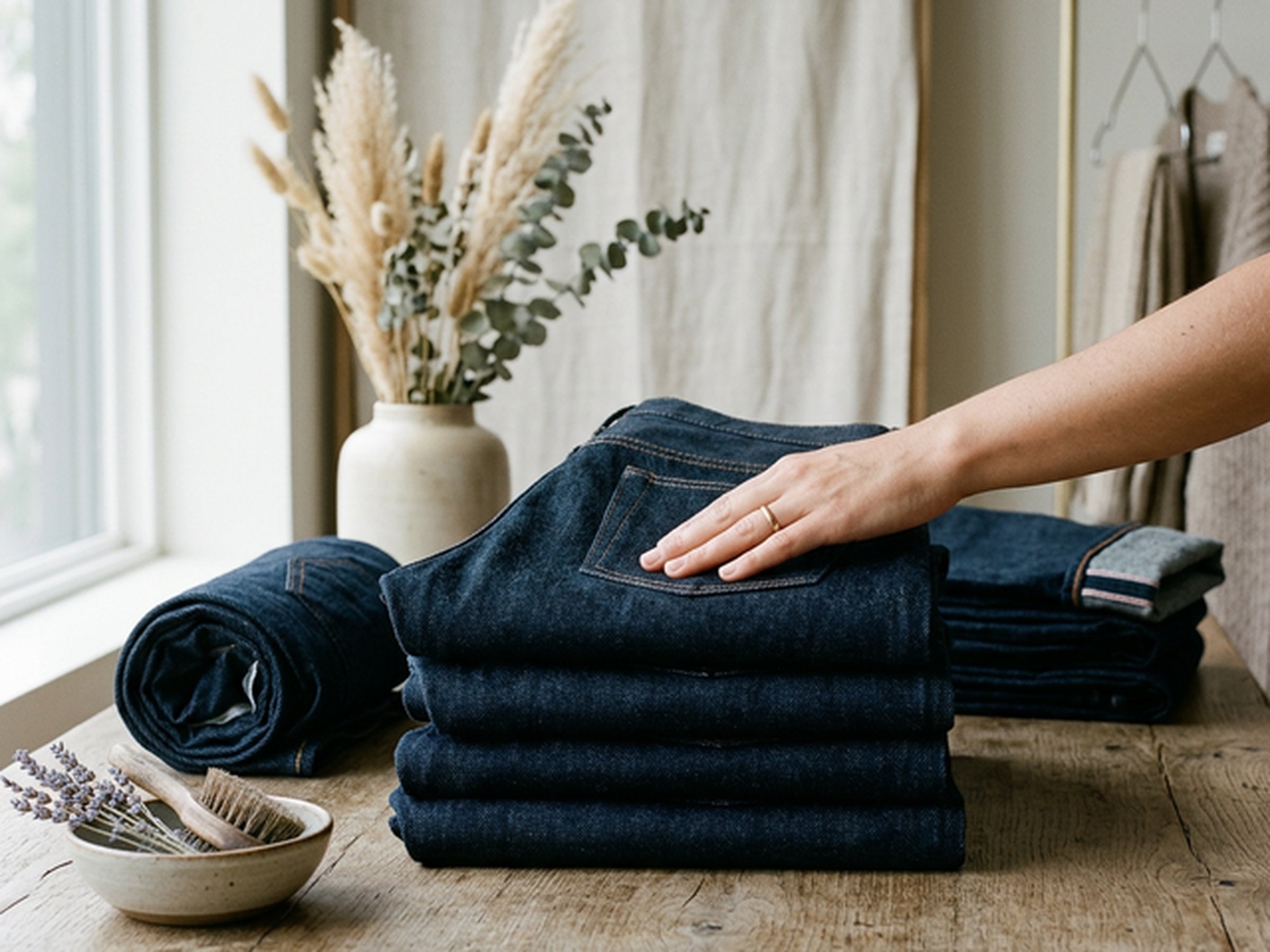 Denim im Pflegekontext als Einstieg in die Frage, wie oft Jeans gewaschen werden sollten