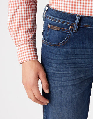 WRANGLER TEXAS SLIM - Midnight Indigo Wash - W12SCV39X