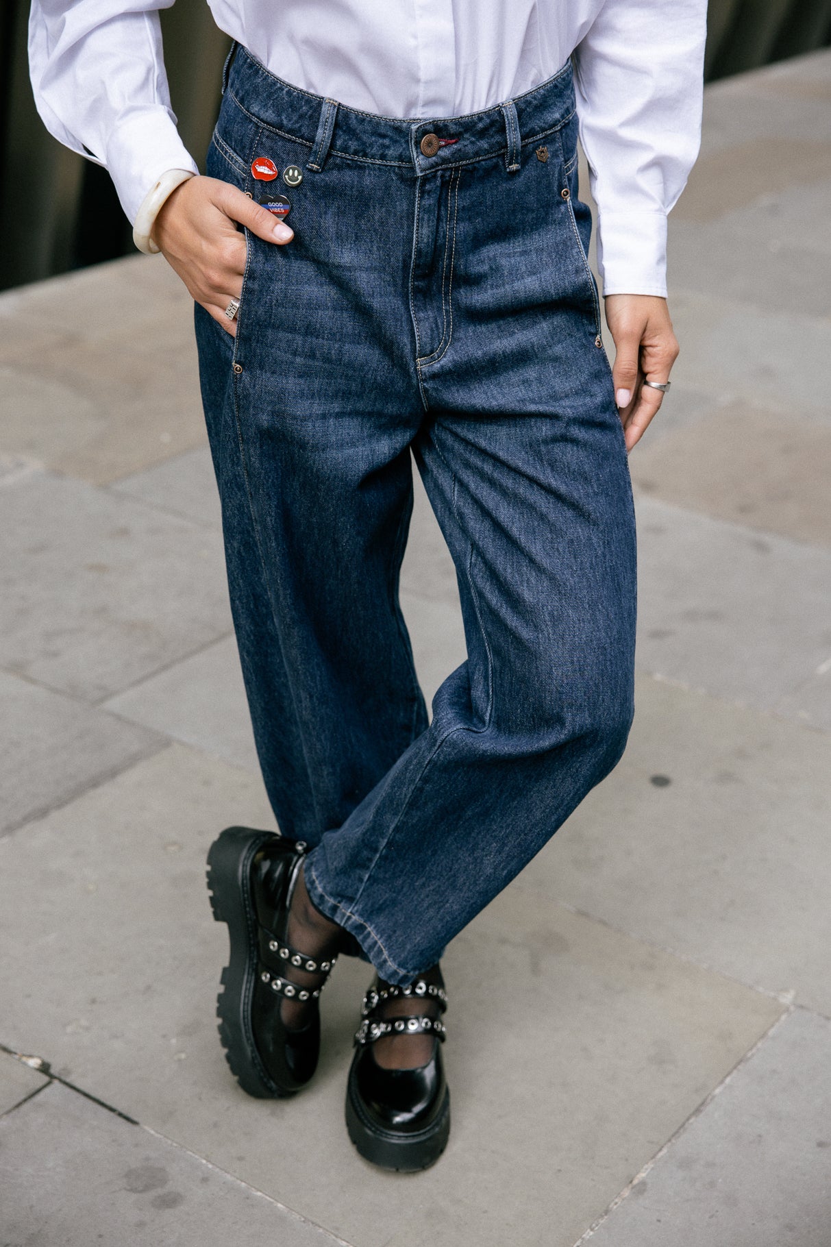 FREEMAN T. PORTER ROSALIA DENIM - Indigo Shadow Barrel - 25062 6031.F2311 von Freeman T. Porter