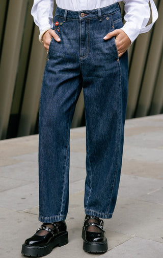 FREEMAN T. PORTER ROSALIA DENIM - Indigo Shadow Barrel - 25062 6031.F2311
