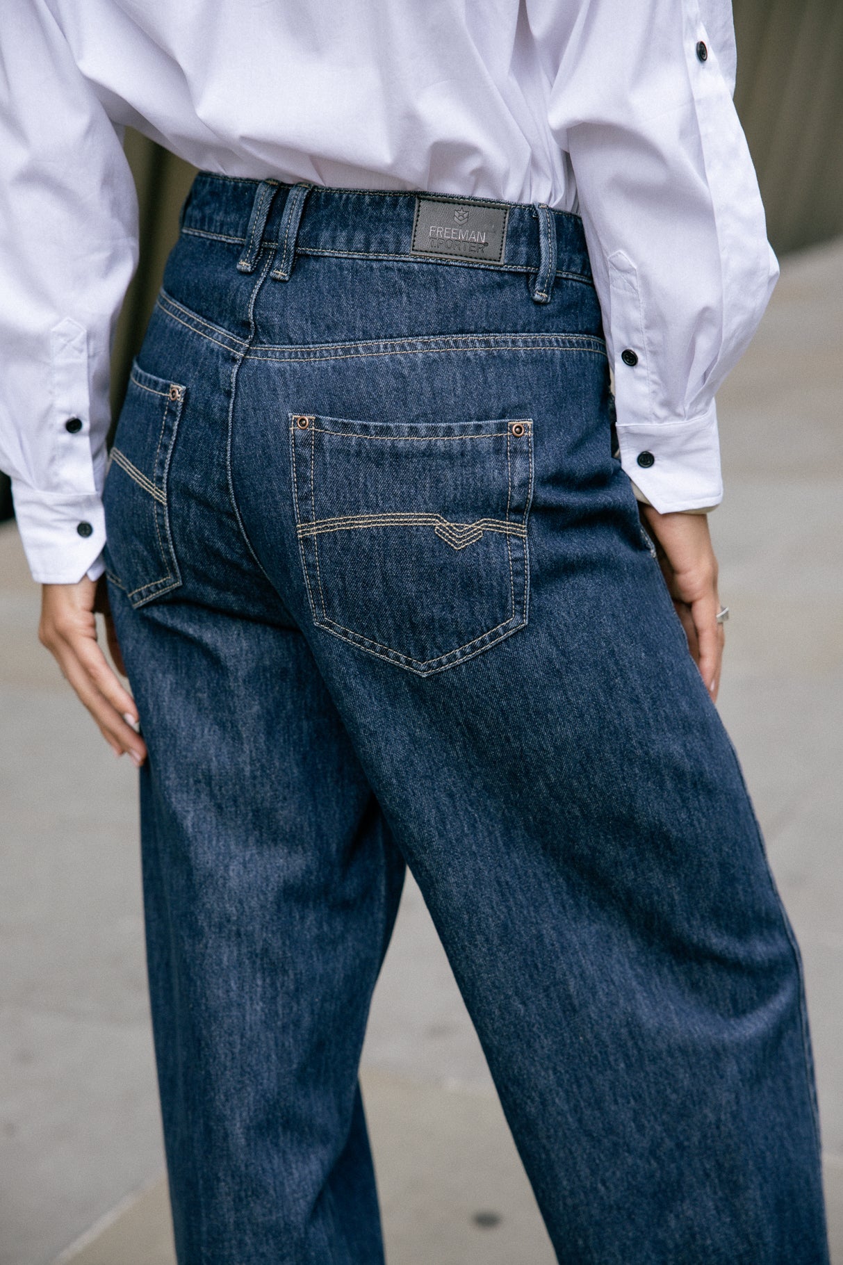 FREEMAN T. PORTER ROSALIA DENIM - Indigo Shadow Barrel - 25062 6031.F2311