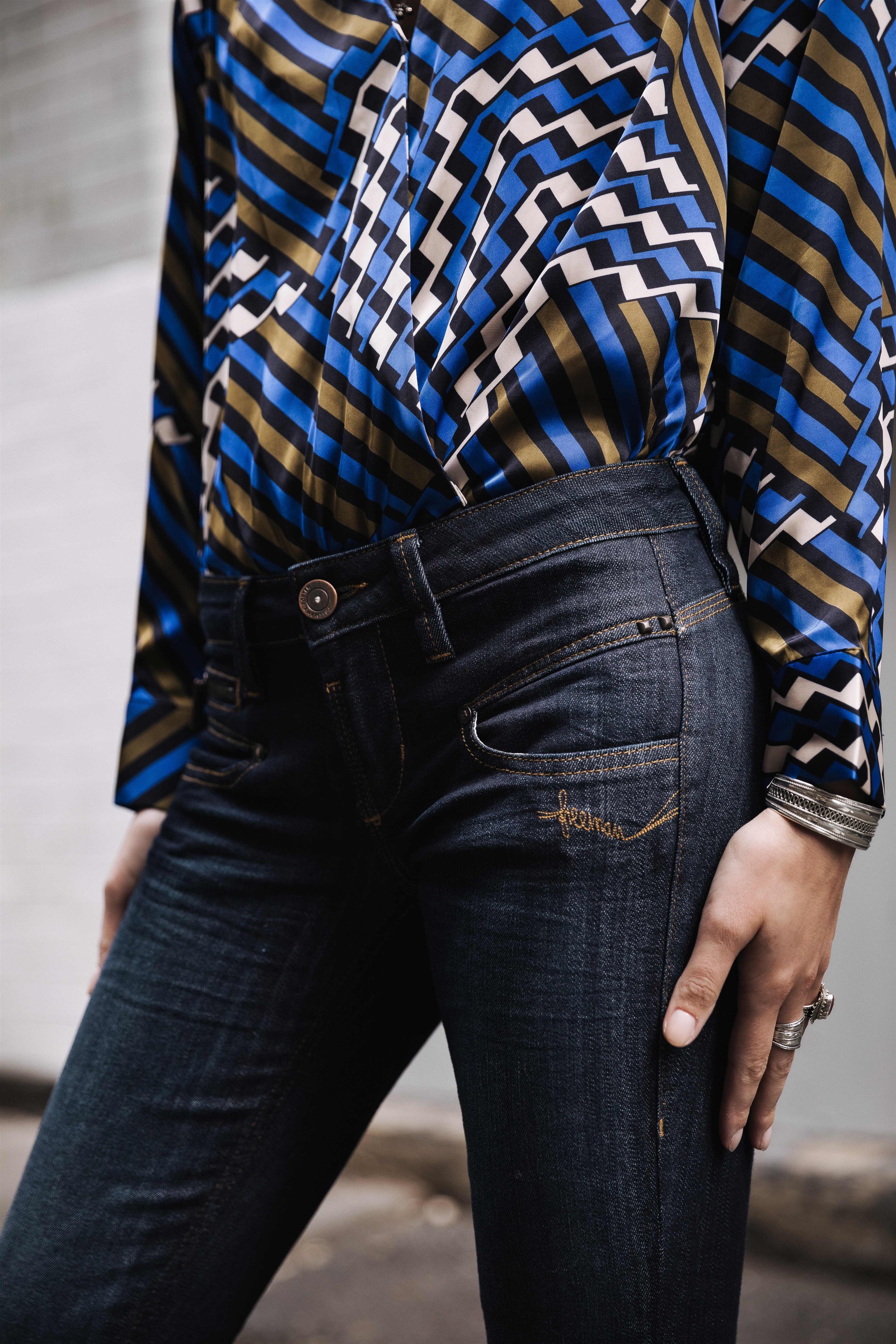 FREEMAN T. PORTER Alexa Slim SDM Jeans - Eclipse Honey Blue - 25638 563.F0168 von Freeman T. Porter