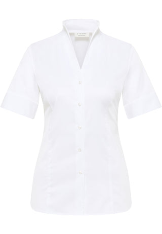 ETERNA REGULAR FIT Kurzarm Bluse - Pearl Whisper White - 5585-00-H266