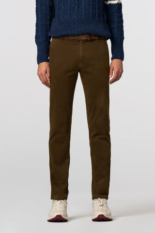MEYER HOSEN Bonn Chino - Caramel Umber - 2-5613-45