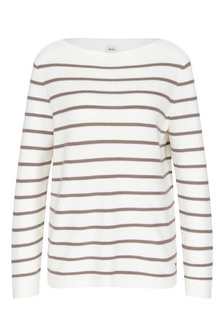 BRAX LESLEY Pullover/Longsleeve - Sandstone Stripes - 90192500 37-4048-53