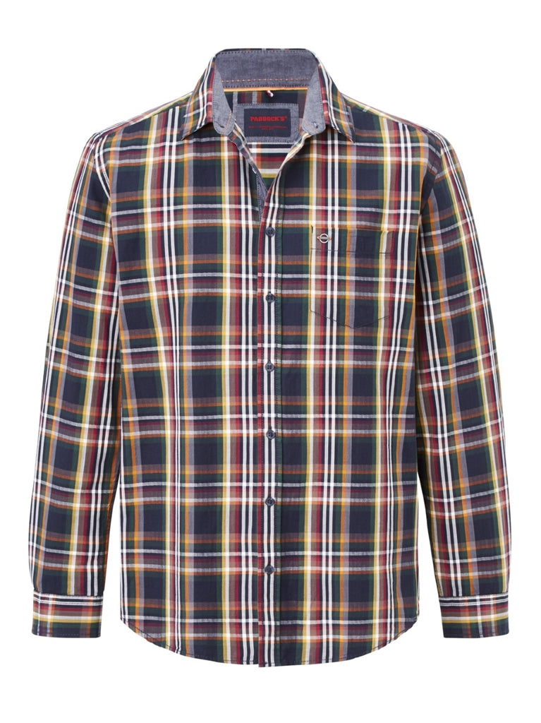 PADDOCKS Langarm Hemd - Old Harbor Plaid - 33155 6308.0800