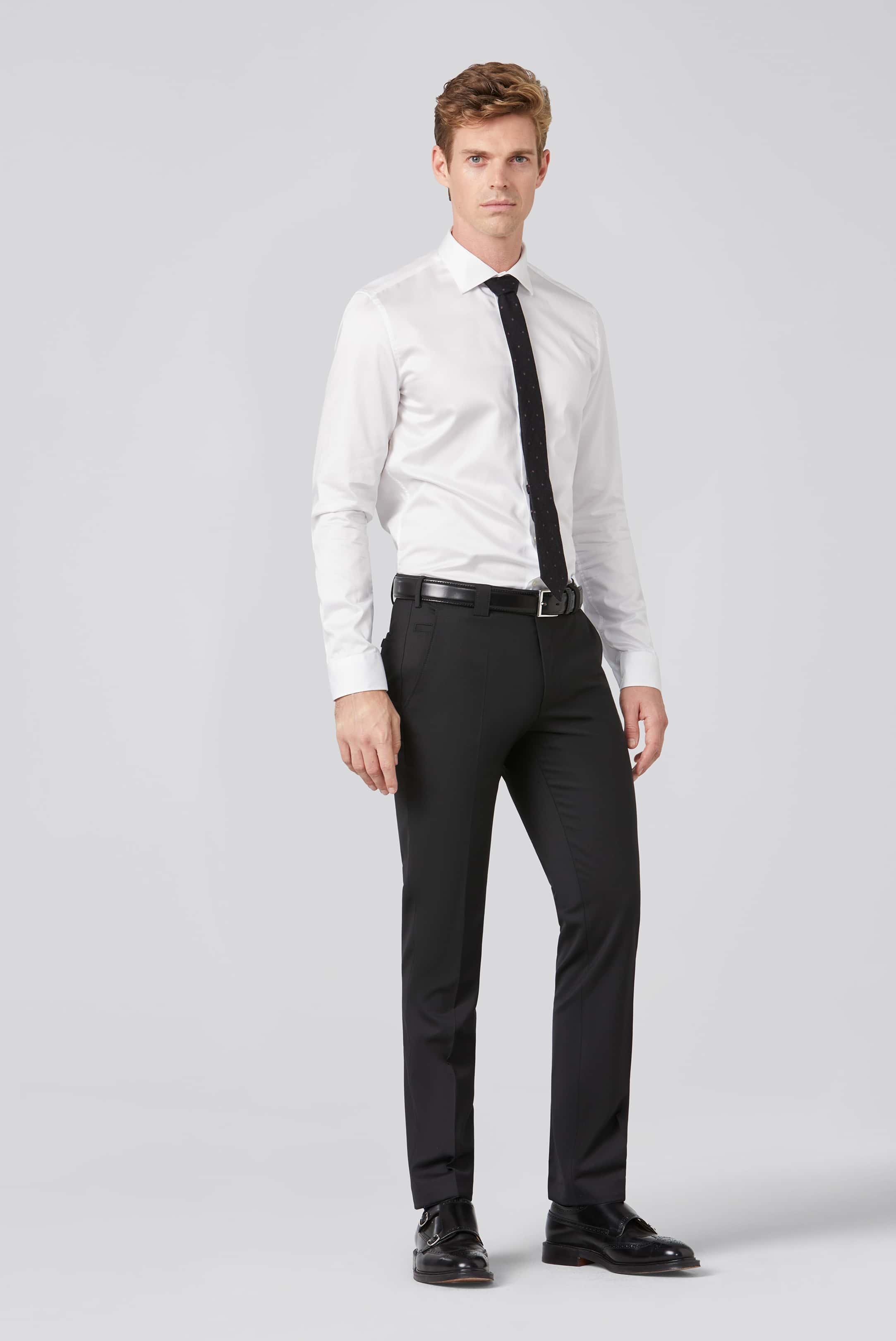 MEYER HOSEN Roma Anzughose - Midnight Washed Black - 115-0-9288.09 von MEYER HOSEN