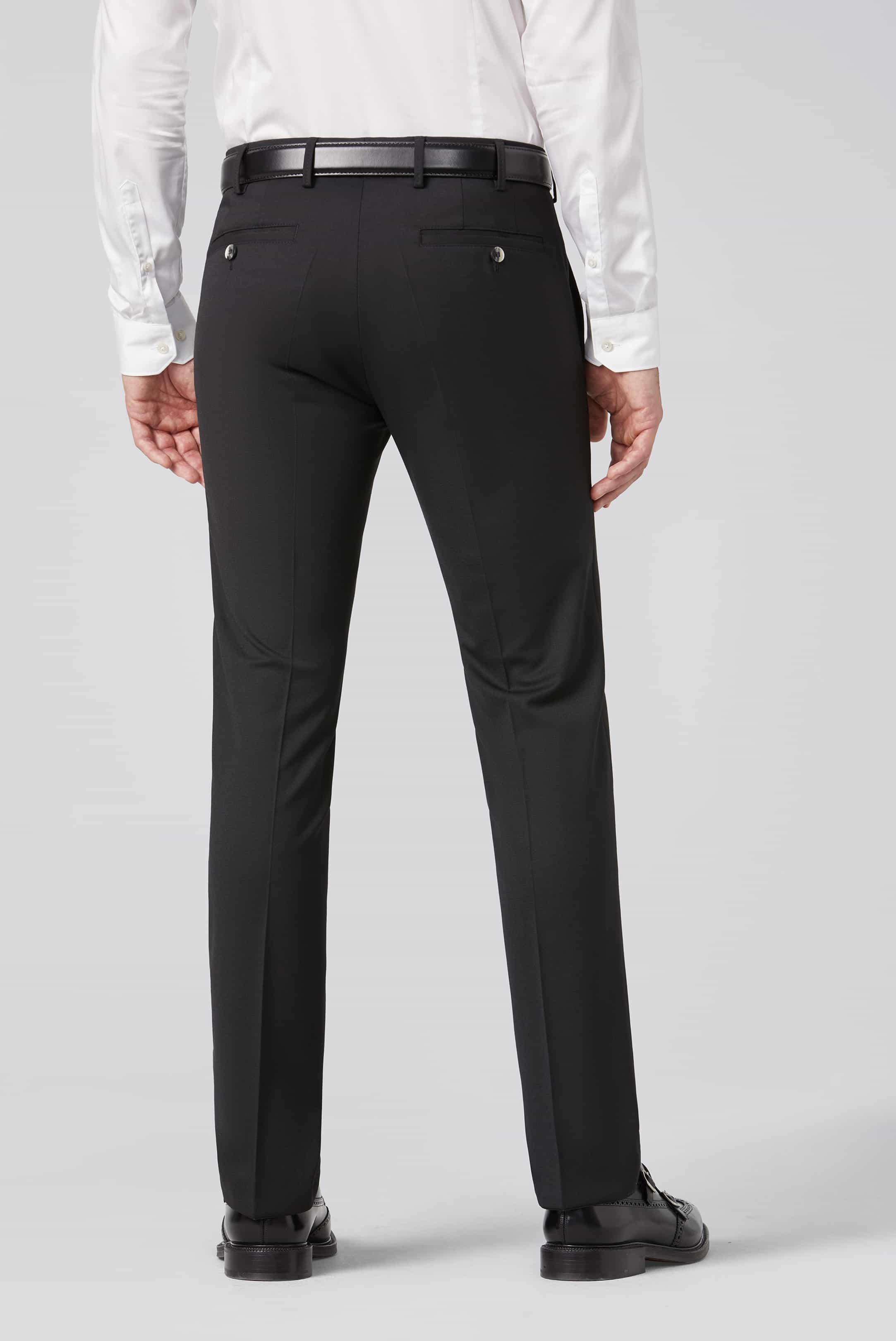 MEYER HOSEN Roma Anzughose - Midnight Washed Black - 115-0-9288.09