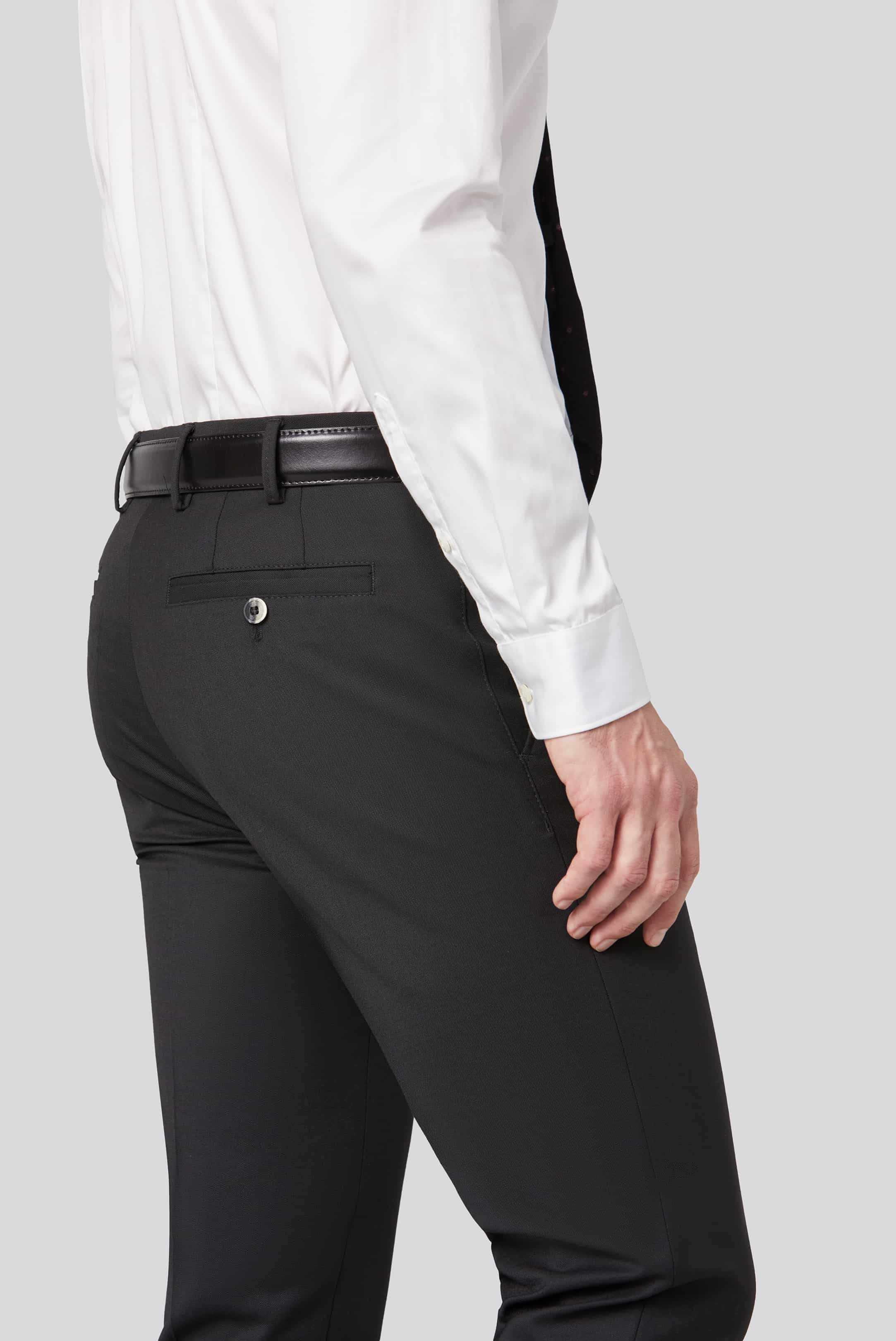 MEYER HOSEN Roma Anzughose - Midnight Washed Black - 115-0-9288.09 von MEYER HOSEN