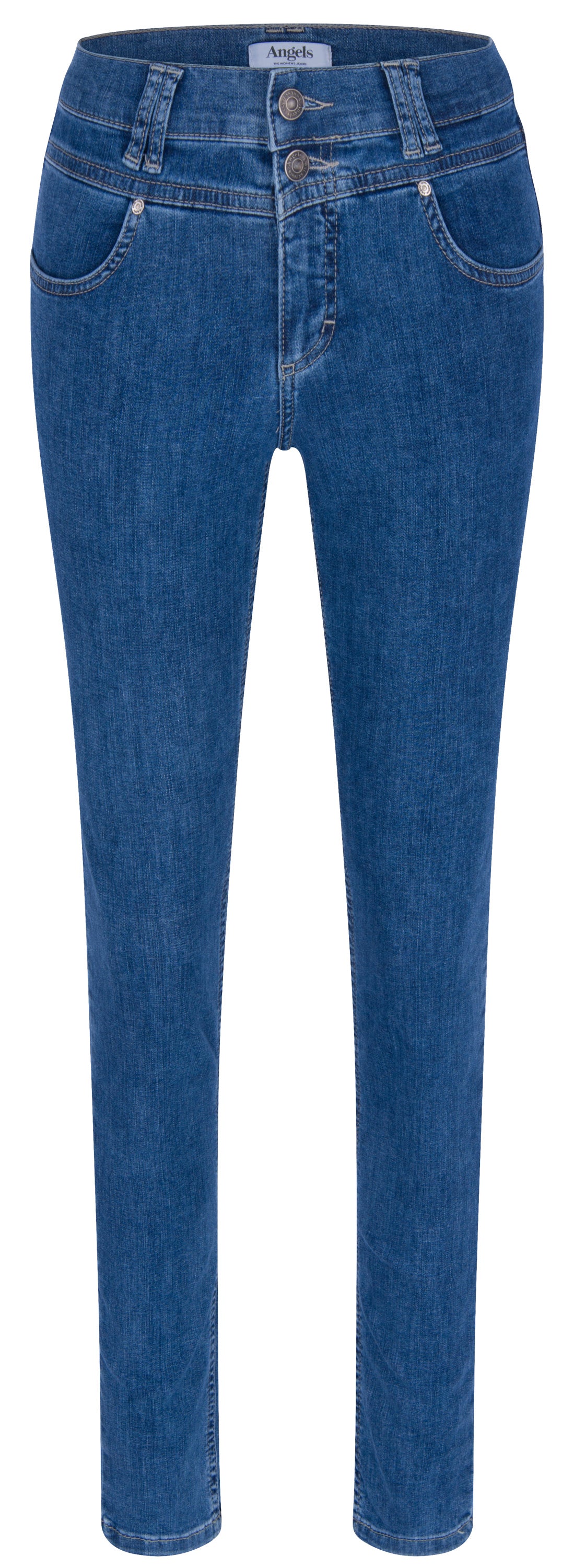 ANGELS JEANS Skinny Button Jeans - Worn Horizon Blue - 346 1203.33