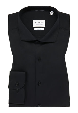 ETERNA SUPER SLIM COVER SHIRT - Obsidian Night - 8817-39-Z182