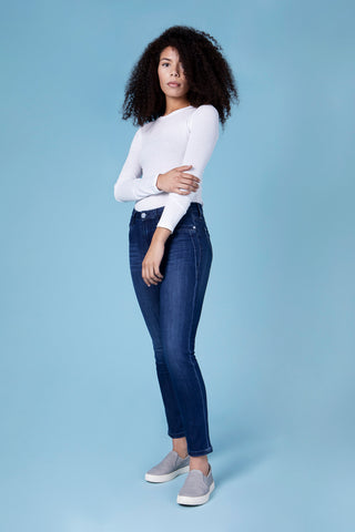 BLUE FIRE Nancy Slim-Fit Jeans - Deep Twilight Blue - 1001.558