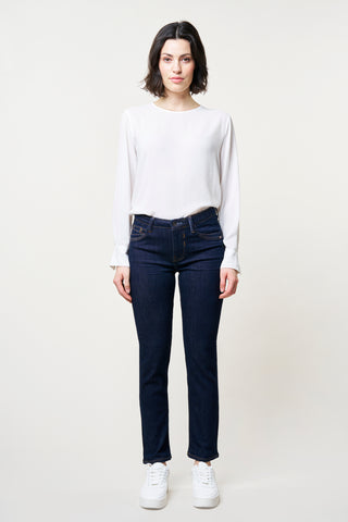 BLUE FIRE Nancy Jeans - Midnight Indigo Blue - 1001.263