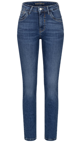 BLUE FIRE Nancy Slim-Fit Jeans - Coastal Stonewash Blue - 1001.265