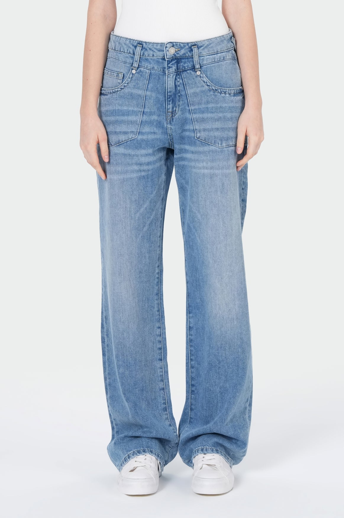 MOD JEANS NINI Wide Leg - Coastal Powder Blue - SP26-NINI.10027