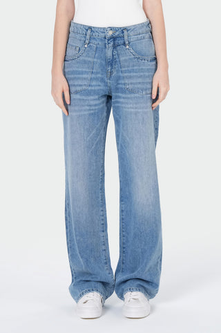 MOD JEANS NINI Wide Leg - Coastal Powder Blue - SP26-NINI.10027