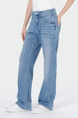MOD JEANS NINI Wide Leg - Coastal Powder Blue - SP26-NINI.10027