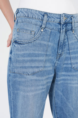 MOD JEANS NINI Wide Leg - Coastal Powder Blue - SP26-NINI.10027