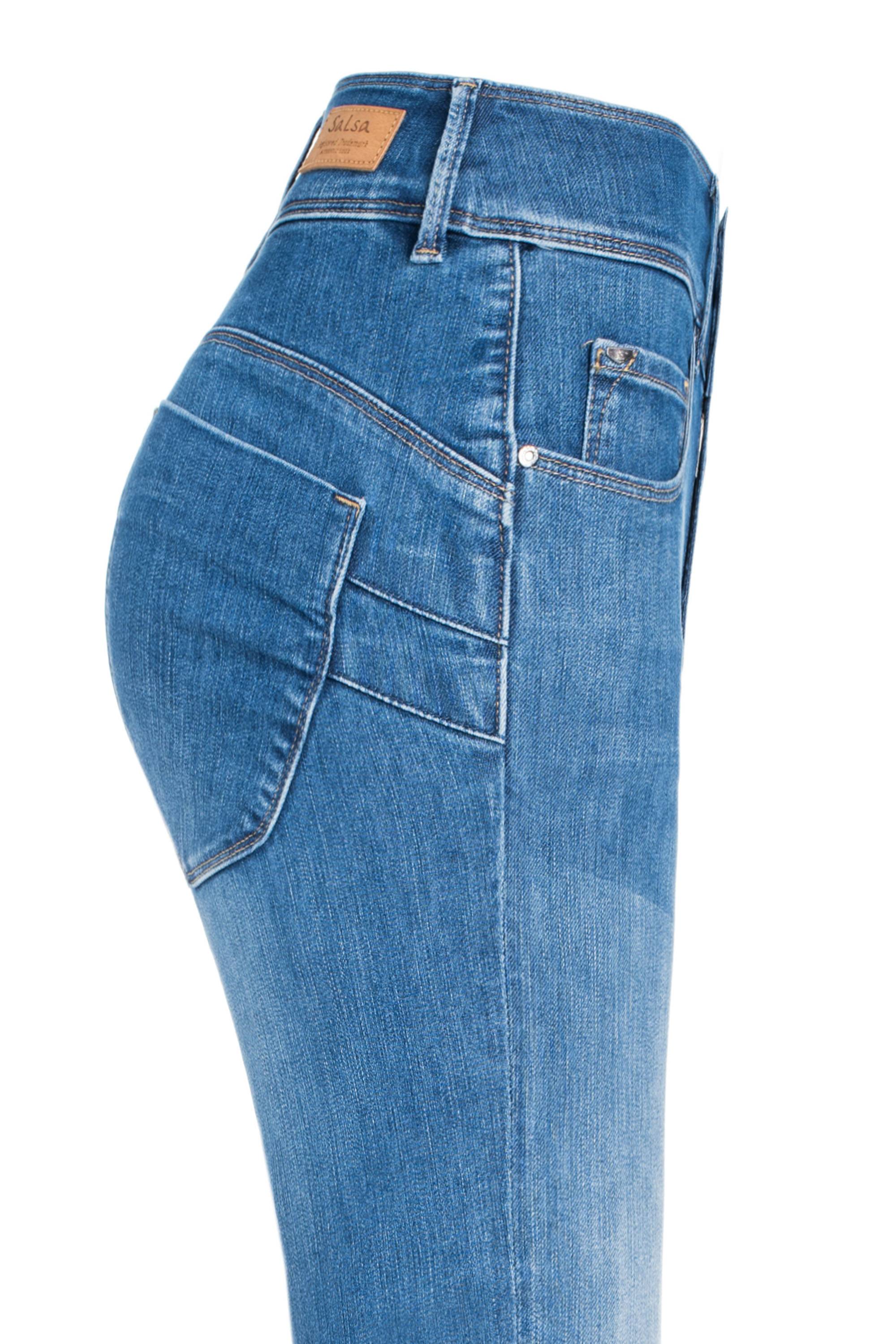 SALSA Secret Push In Slim Fit Jeans - Coastal Denim Blue - 105503.8503 von Salsa
