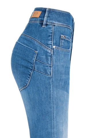 SALSA Secret Push In Slim Fit Jeans - Coastal Denim Blue - 105503.8503