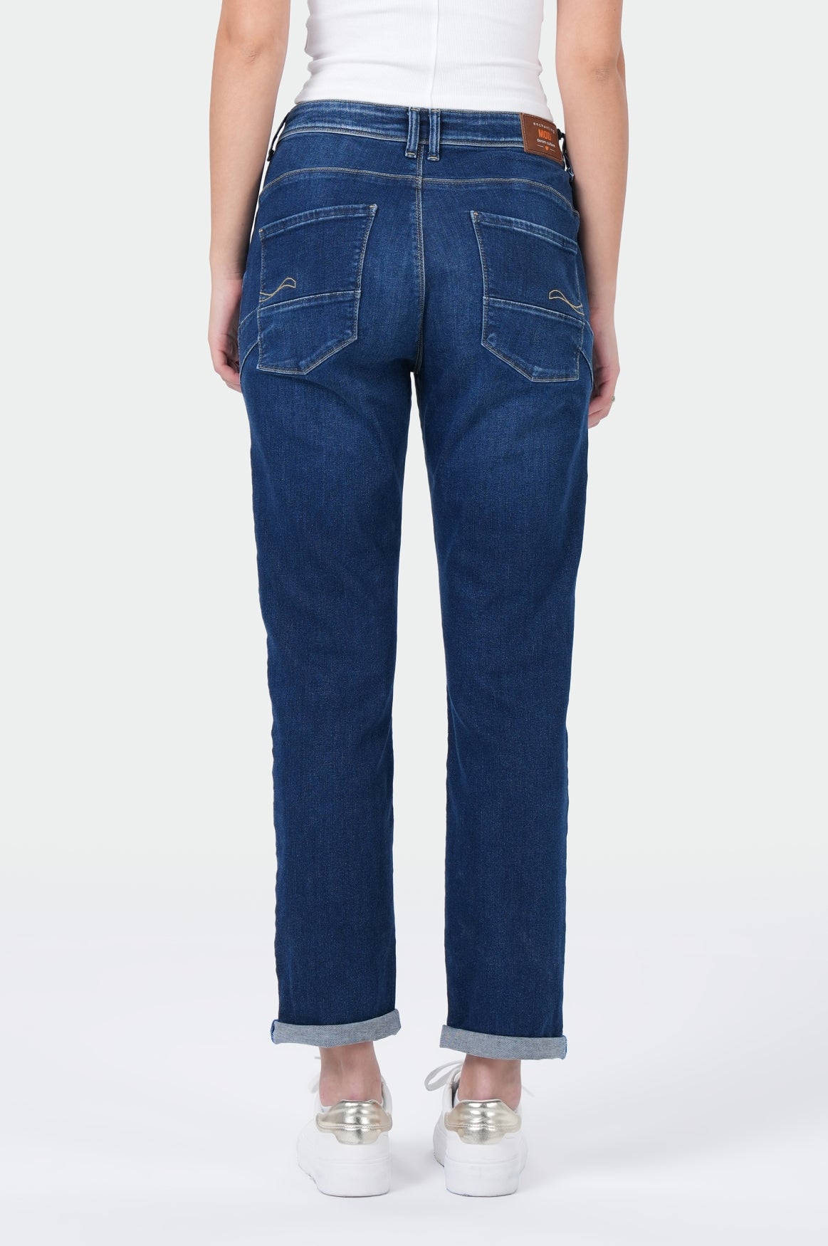 MOD JEANS PEGGY Straight Jeans - Indigo Whirl Blue - HW25-PEGGY.10866 von MOD Jeans