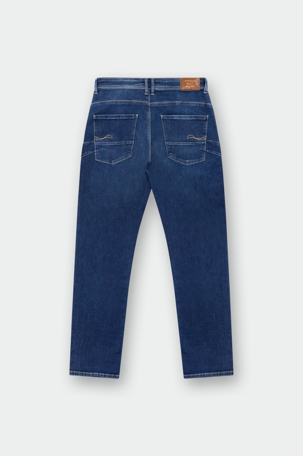 MOD JEANS PEGGY Straight Jeans - Indigo Whirl Blue - HW25-PEGGY.10866 von MOD Jeans