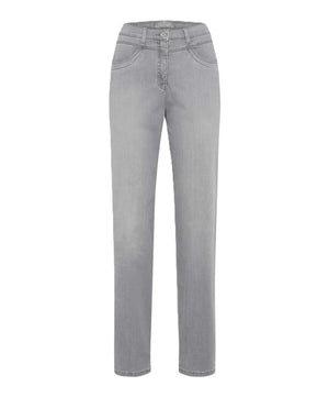 RAPHAELA BY BRAX Caren New Five-Pocket - Cloudstone Grey - 10923120 16-6308-03