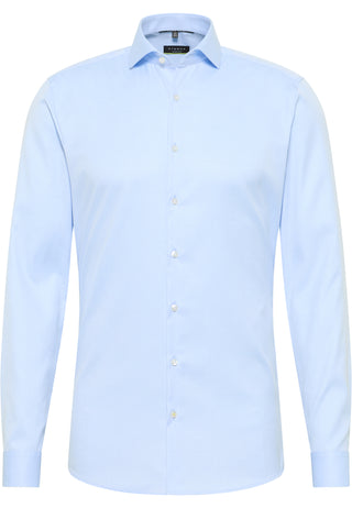 ETERNA SUPER SLIM COVER SHIRT - Light Riviera Blue - 8817-10-Z182