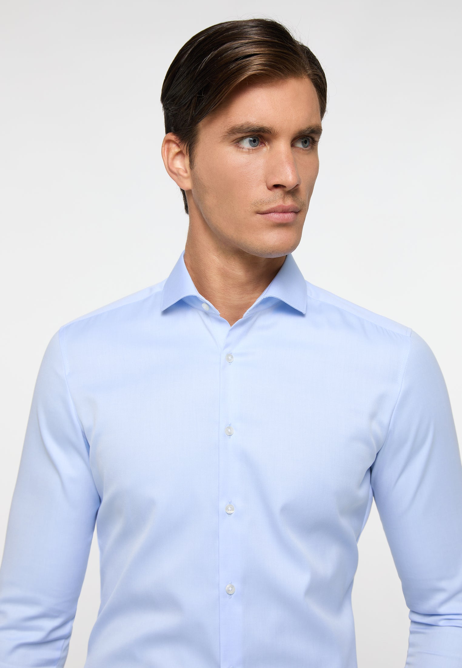 ETERNA SUPER SLIM COVER SHIRT - Light Riviera Blue - 8817-10-Z182 von Eterna
