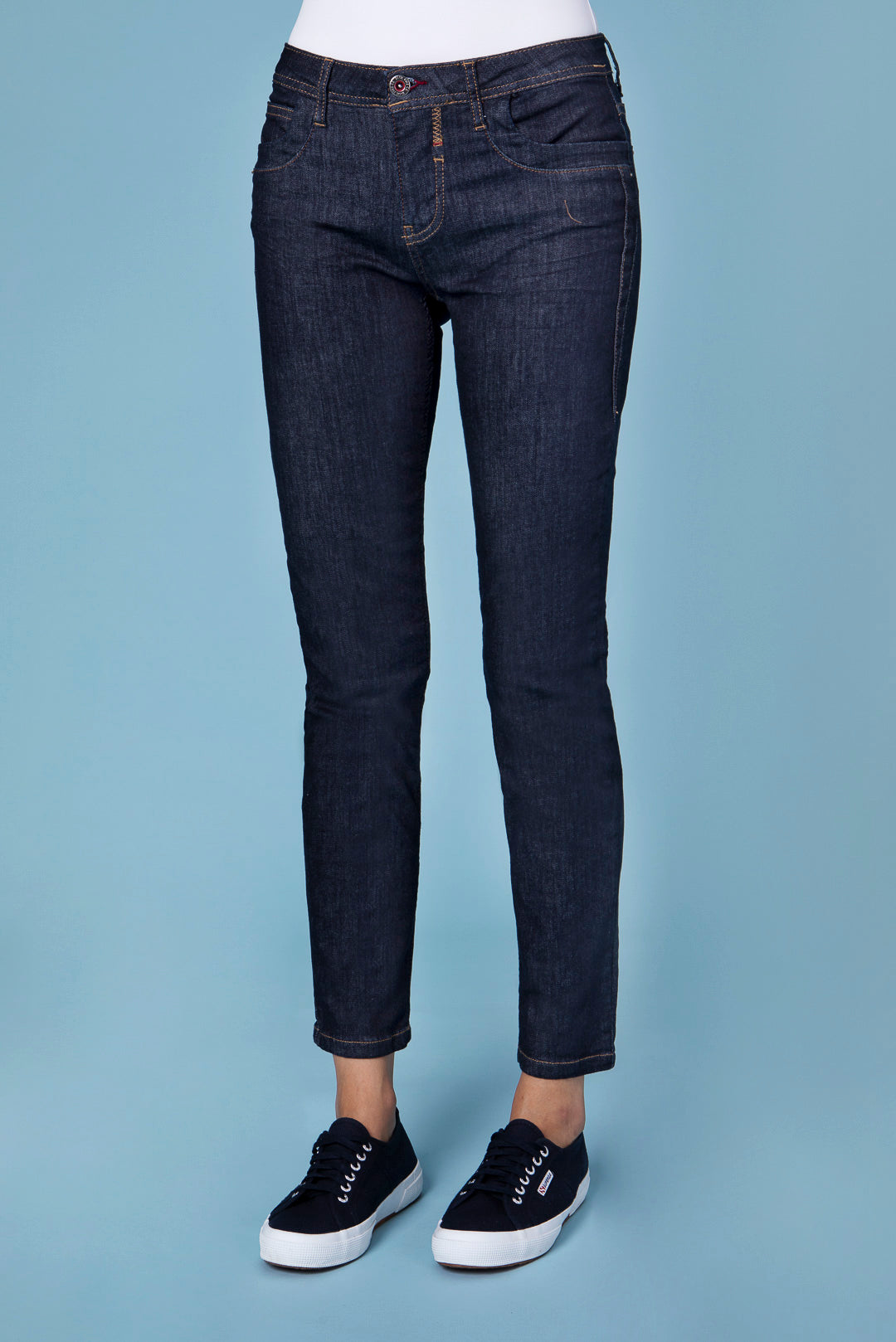 BLUE FIRE Nancy Slim-Fit Jeans - Deep Midnight Indigo - 1001.251