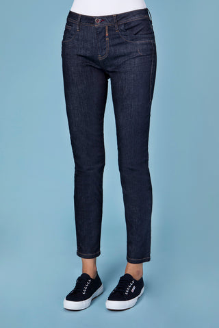 BLUE FIRE Nancy Slim-Fit Jeans - Deep Midnight Indigo - 1001.251