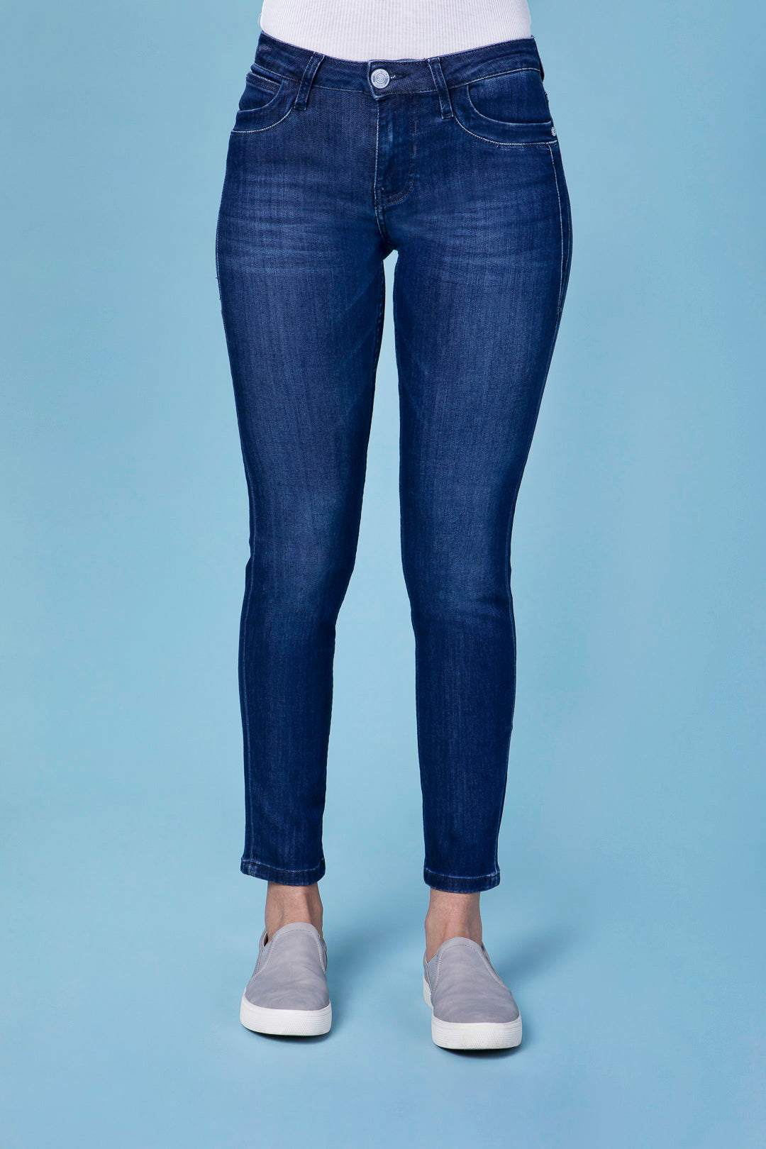 BLUE FIRE Nancy Slim-Fit Jeans - Deep Twilight Blue - 1001.558