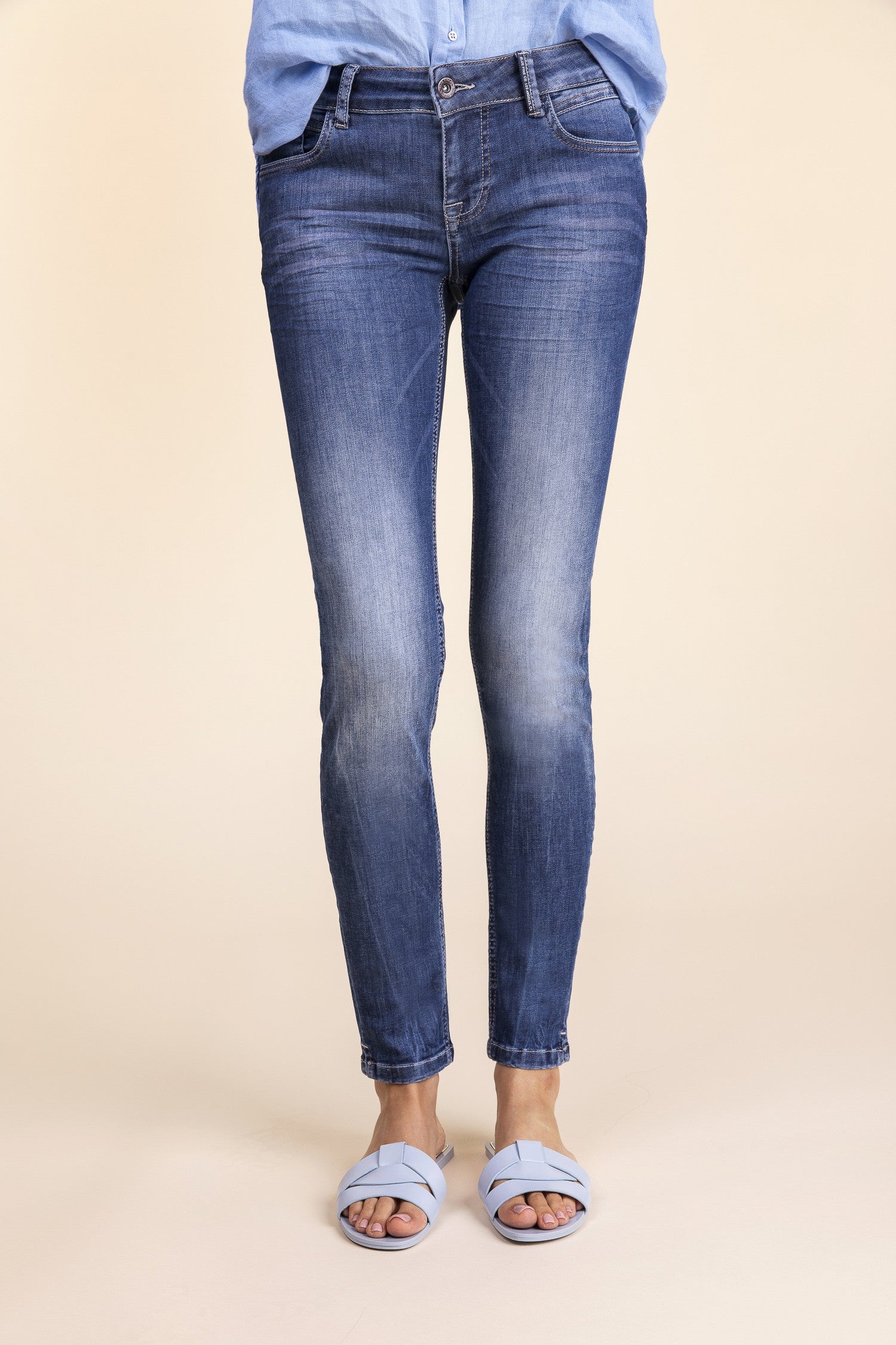 BLUE FIRE ALICIA Five Pocket - Stonewashed Harbor Blue - 1044.242
