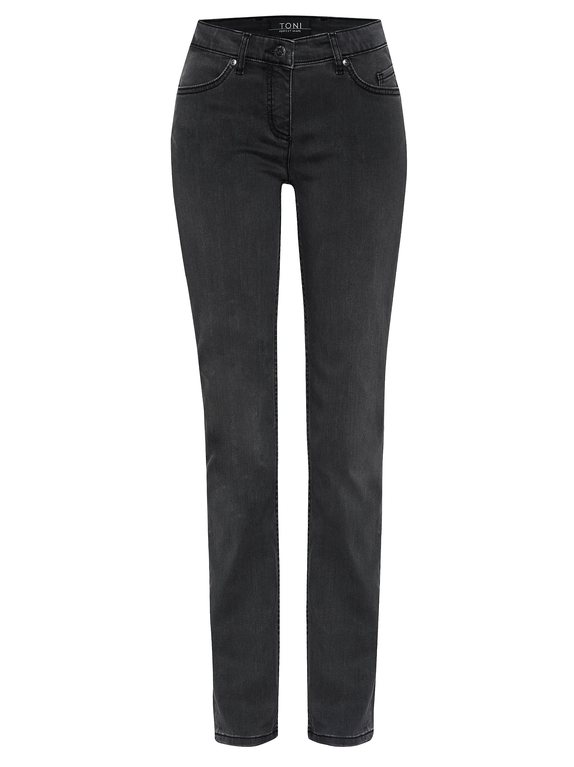 TONI PERFECT SHAPE - Charcoal Velvet Blue Denim - 1-1106-0-11045.872