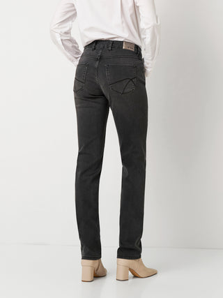 TONI PERFECT SHAPE - Charcoal Velvet Blue Denim - 1-1106-0-11045.872