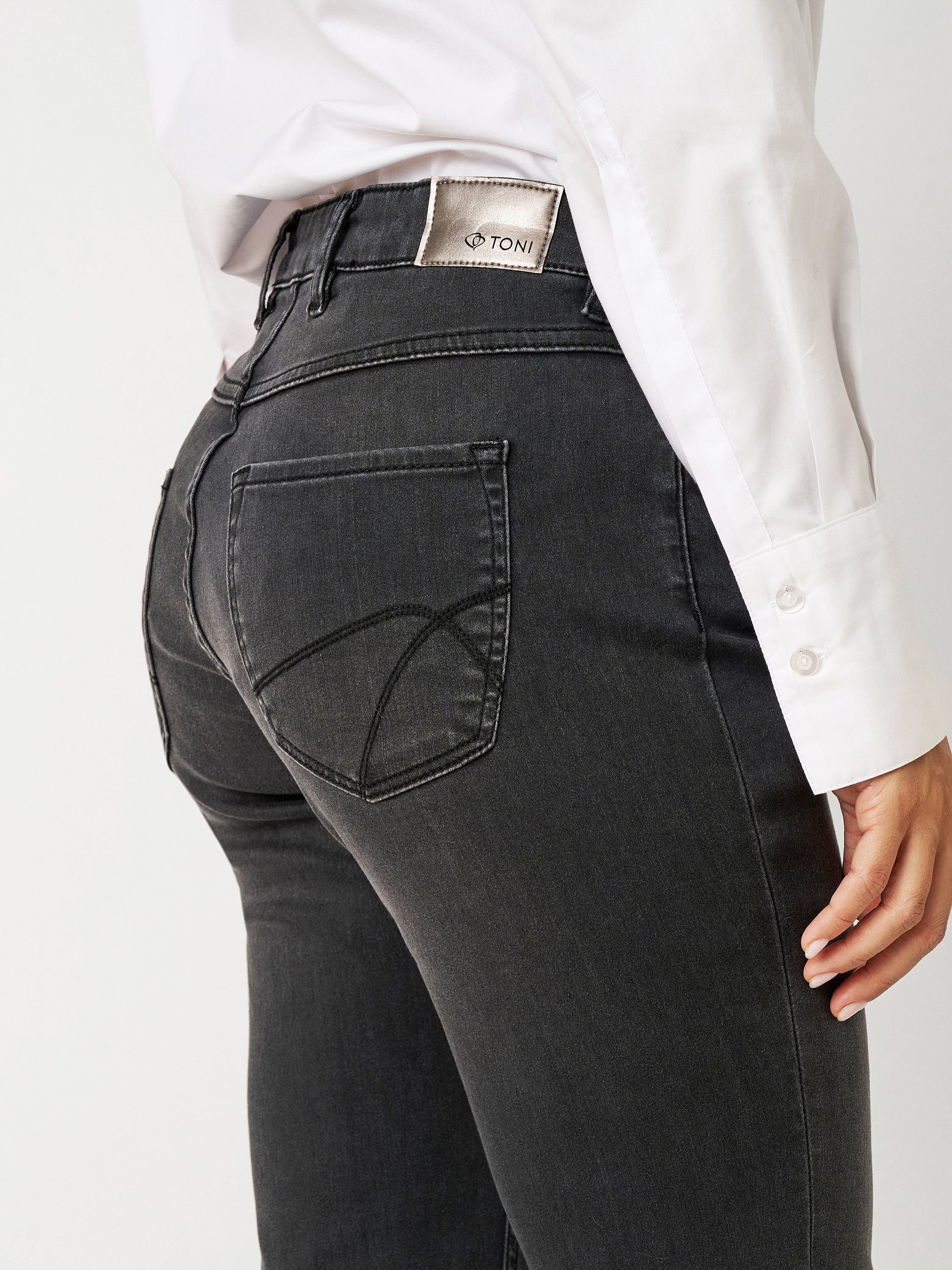 TONI PERFECT SHAPE - Charcoal Velvet Blue Denim - 1-1106-0-11045.872 von Toni