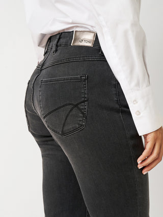 TONI PERFECT SHAPE - Charcoal Velvet Blue Denim - 1-1106-0-11045.872