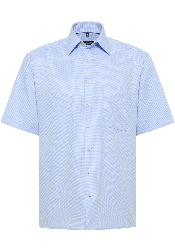 ETERNA COMFORT FIT Kurzarm Hemd - Sky Cloud Blue - 8038-11-K18E