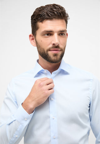 ETERNA SLIM FIT Langarm Hemd - Skywashed Mist - 1100-10-F170