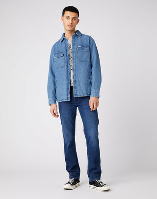 WRANGLER GREENSBORO THE MASTER Five Pocket - Midnight Wash Indigo - W15QU551Q