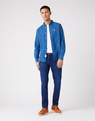 WRANGLER Larston Five Pocket - Indigo Compass Blue - W18SYI39K