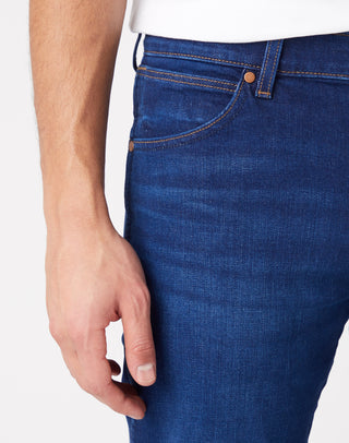 WRANGLER Larston Five Pocket - Indigo Compass Blue - W18SYI39K