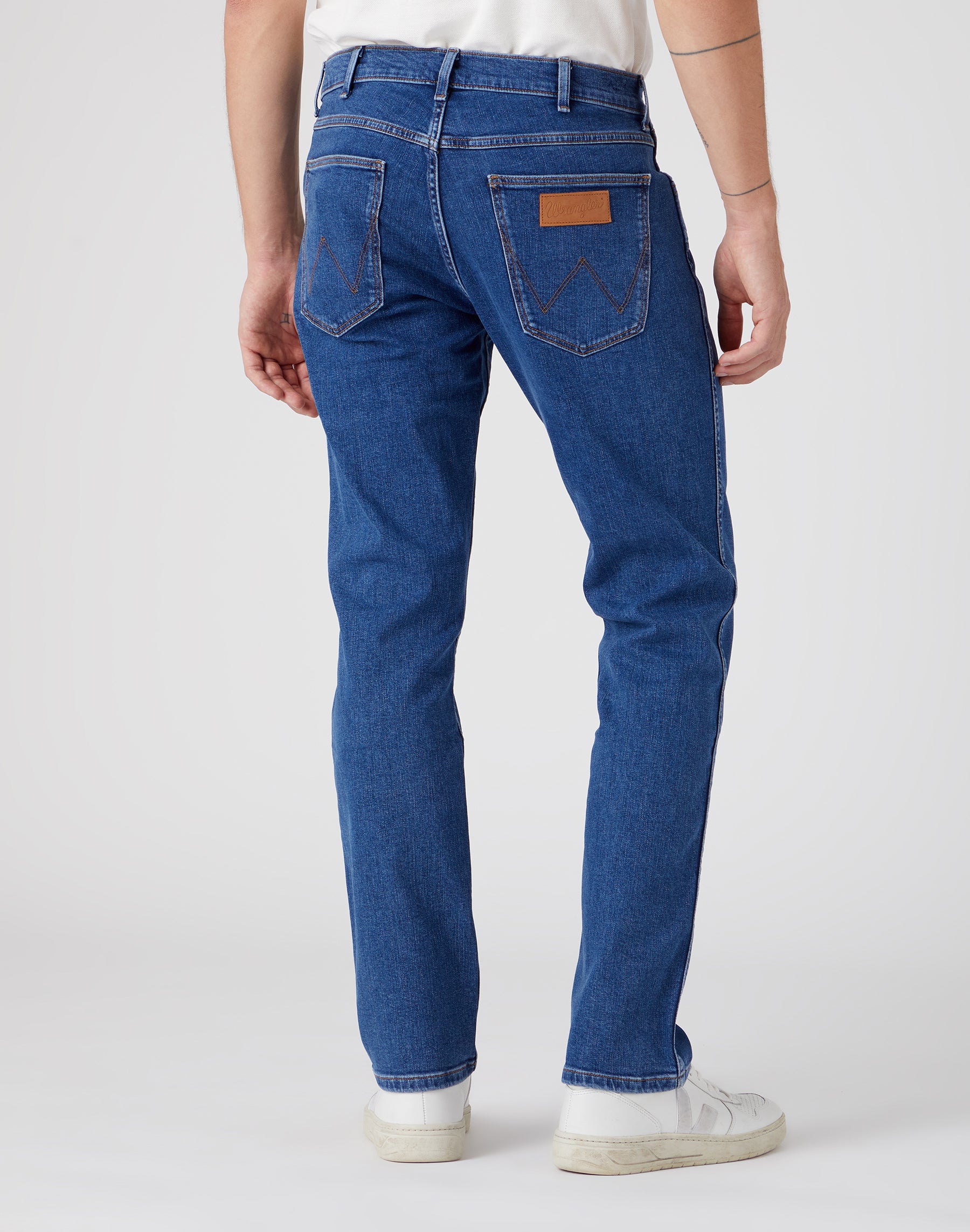 WRANGLER GREENSBORO Five Pocket - Indigo Harbor Blue - W15QYI39U