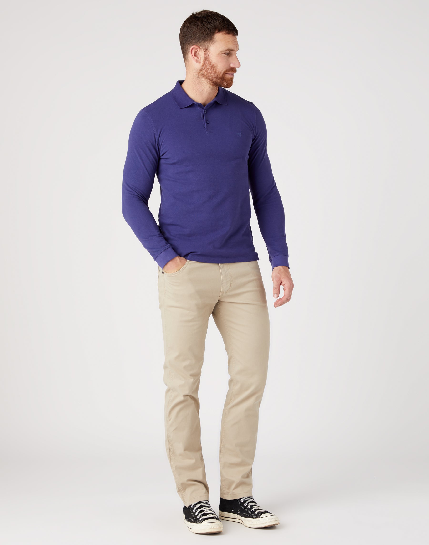 WRANGLER Greensboro Five Pocket - Light Sandstone Beige - W15QOF787 von Wrangler