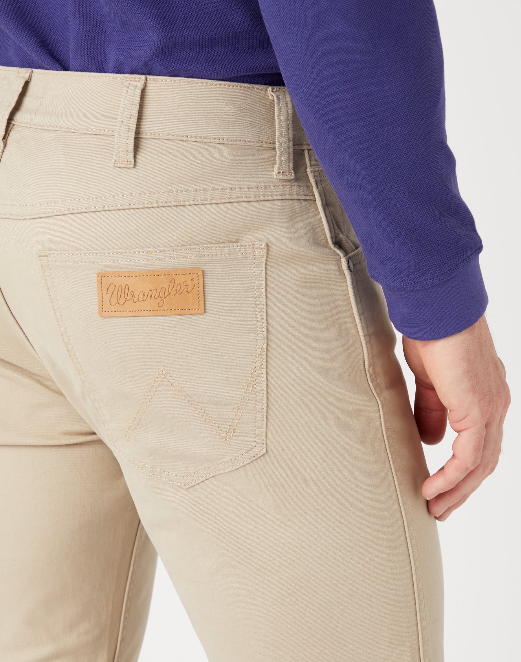 WRANGLER Greensboro Five Pocket - Light Sandstone Beige - W15QOF787 von Wrangler