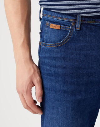 WRANGLER Texas Five Pocket - Midnight Ripple Blue - W121JX20C