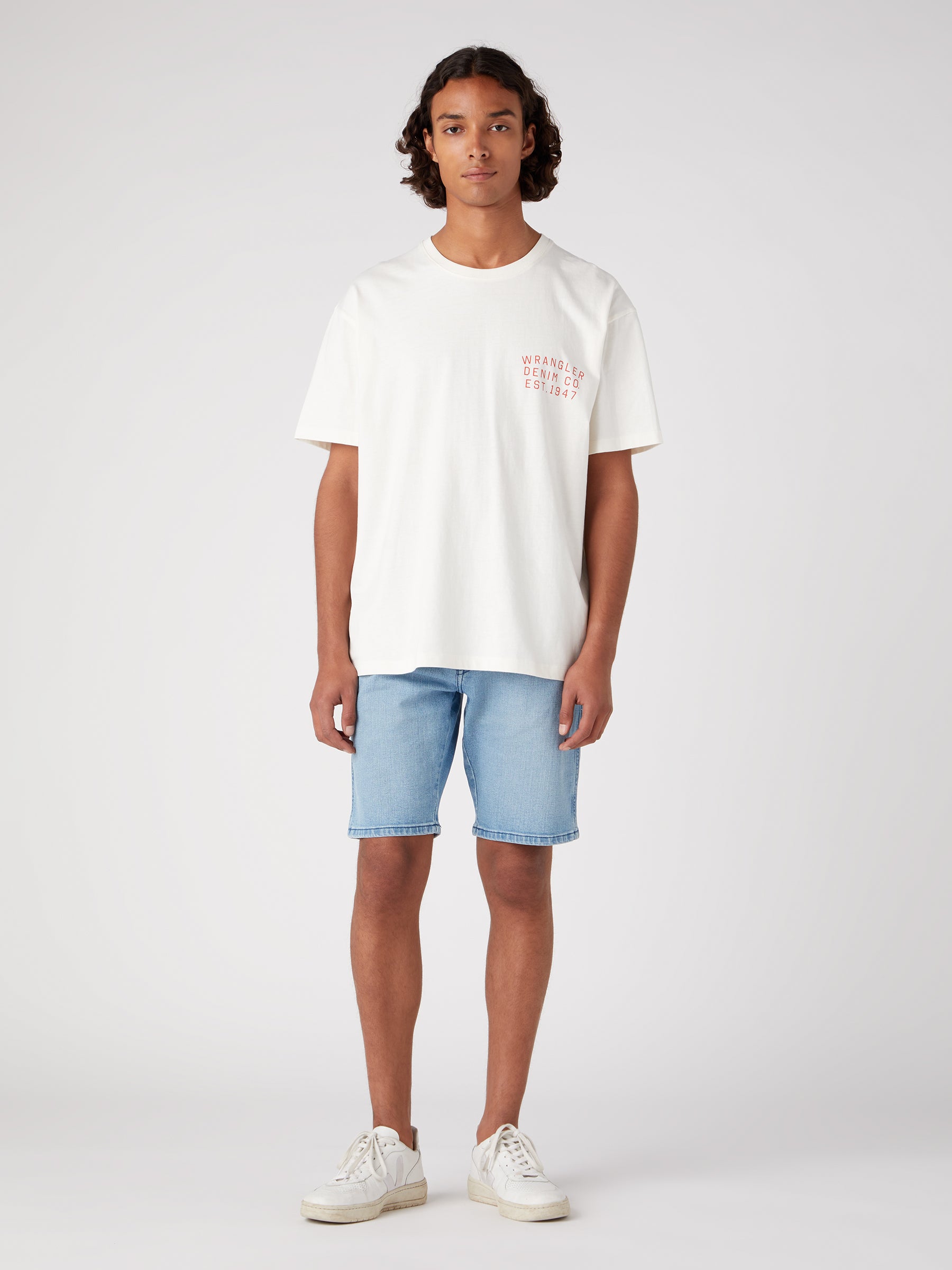 WRANGLER TEXAS SHORTS gambit - Skywashed Horizon Blue - W11CHN42N von Wrangler