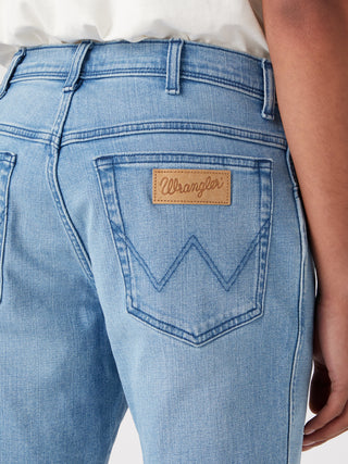 WRANGLER TEXAS SHORTS gambit - Skywashed Horizon Blue - W11CHN42N