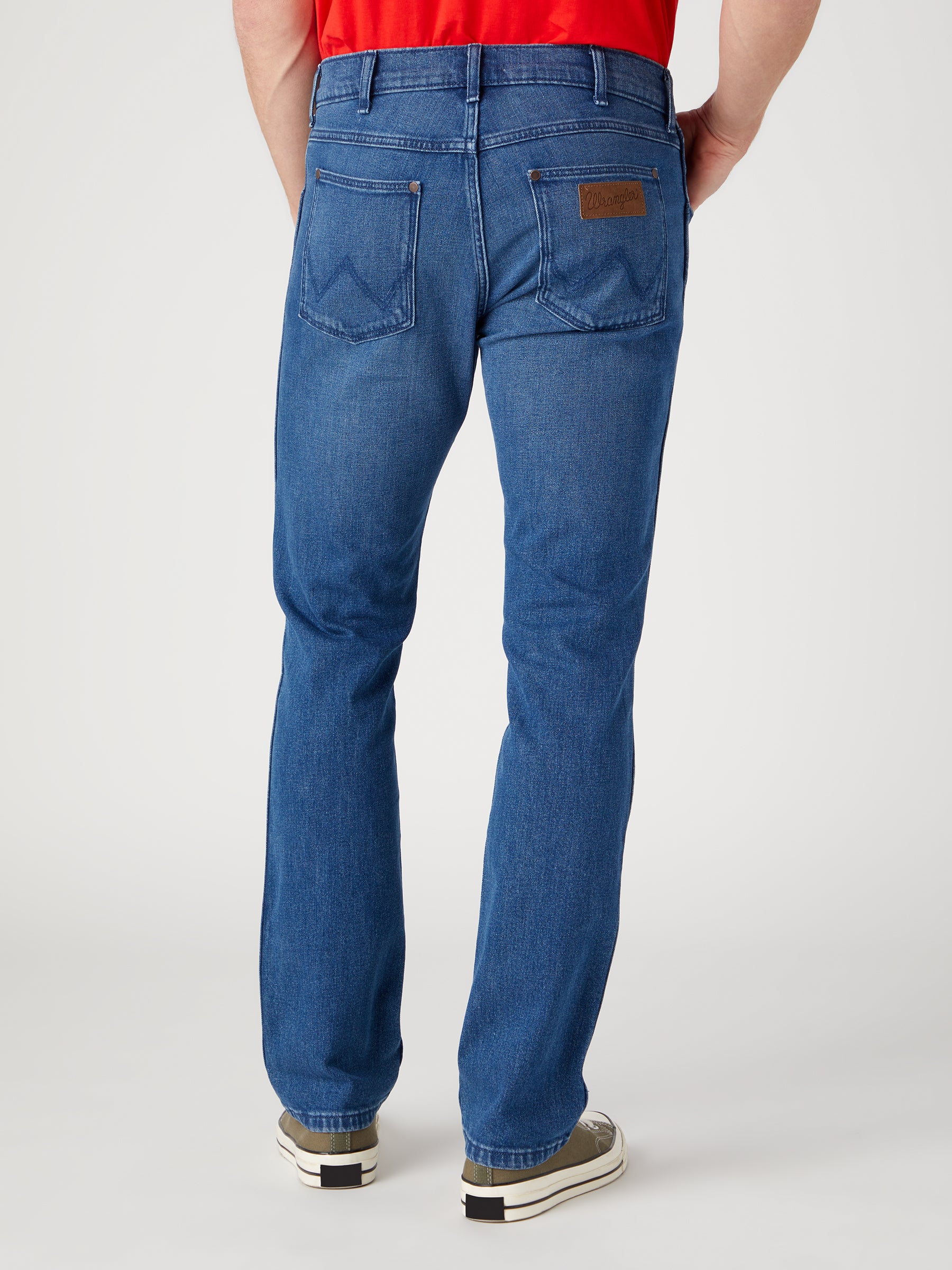 WRANGLER Greensboro Five Pocket - Harbor Mist Blue - W15QAG42A