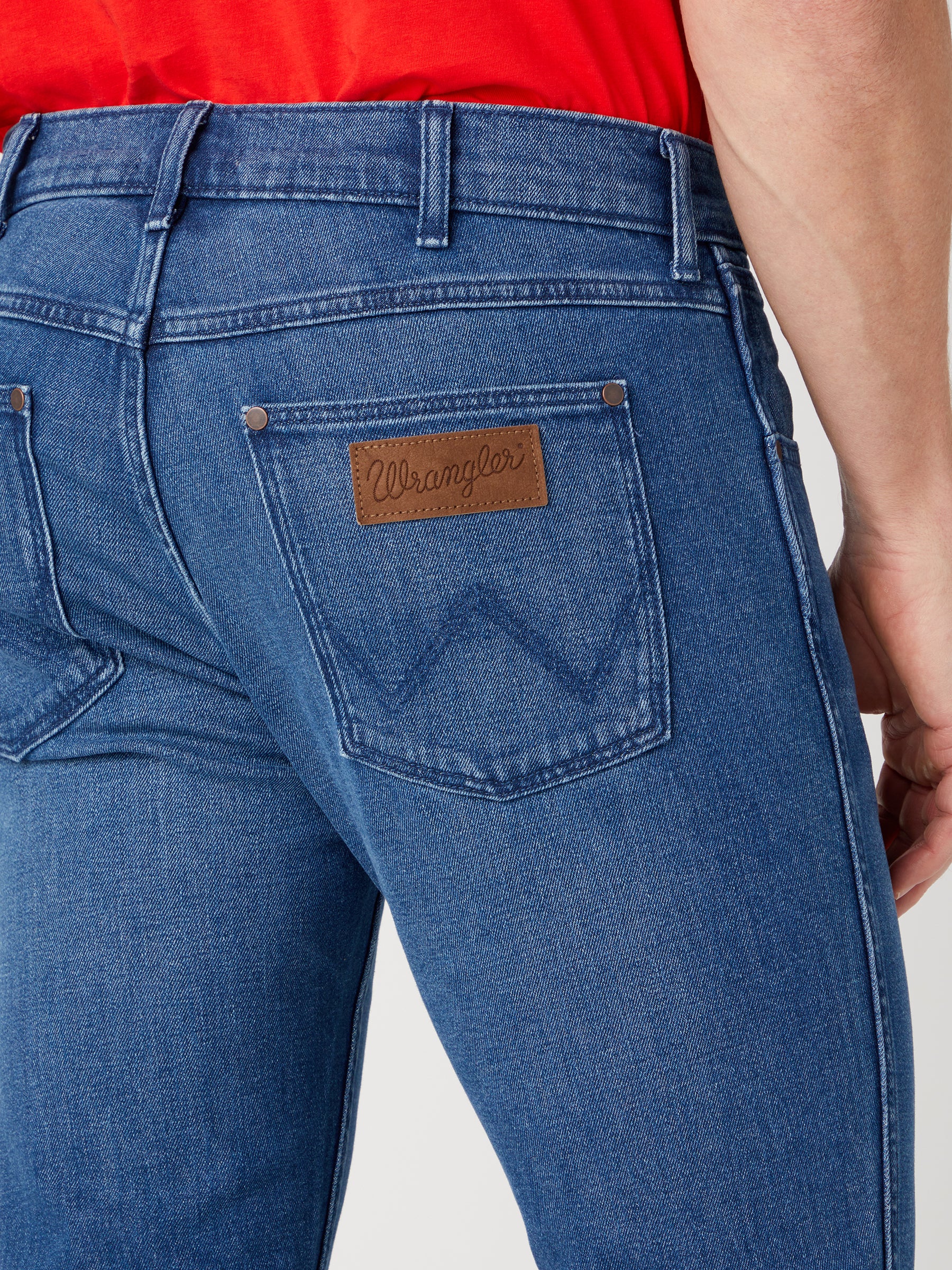 WRANGLER Greensboro Five Pocket - Harbor Mist Blue - W15QAG42A von Wrangler